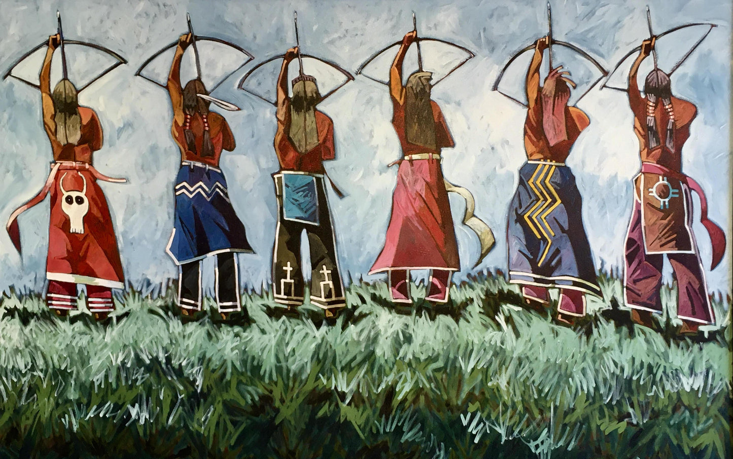 Crazy Arrow-Painting-Thom Ross-Sorrel Sky Gallery