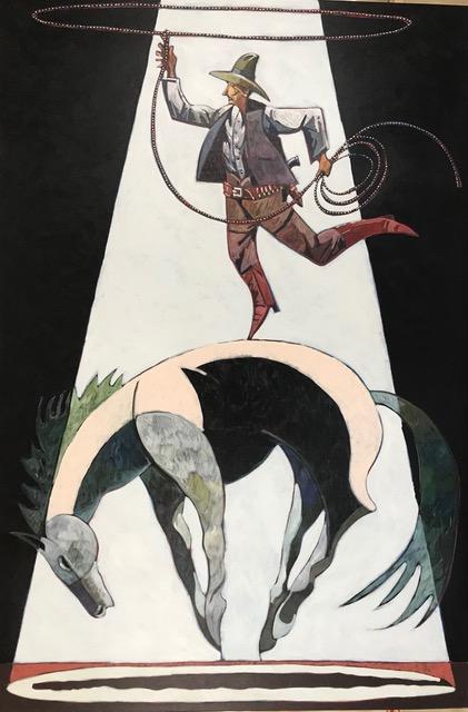 Rustler Billy-Painting-Thom Ross-Sorrel Sky Gallery