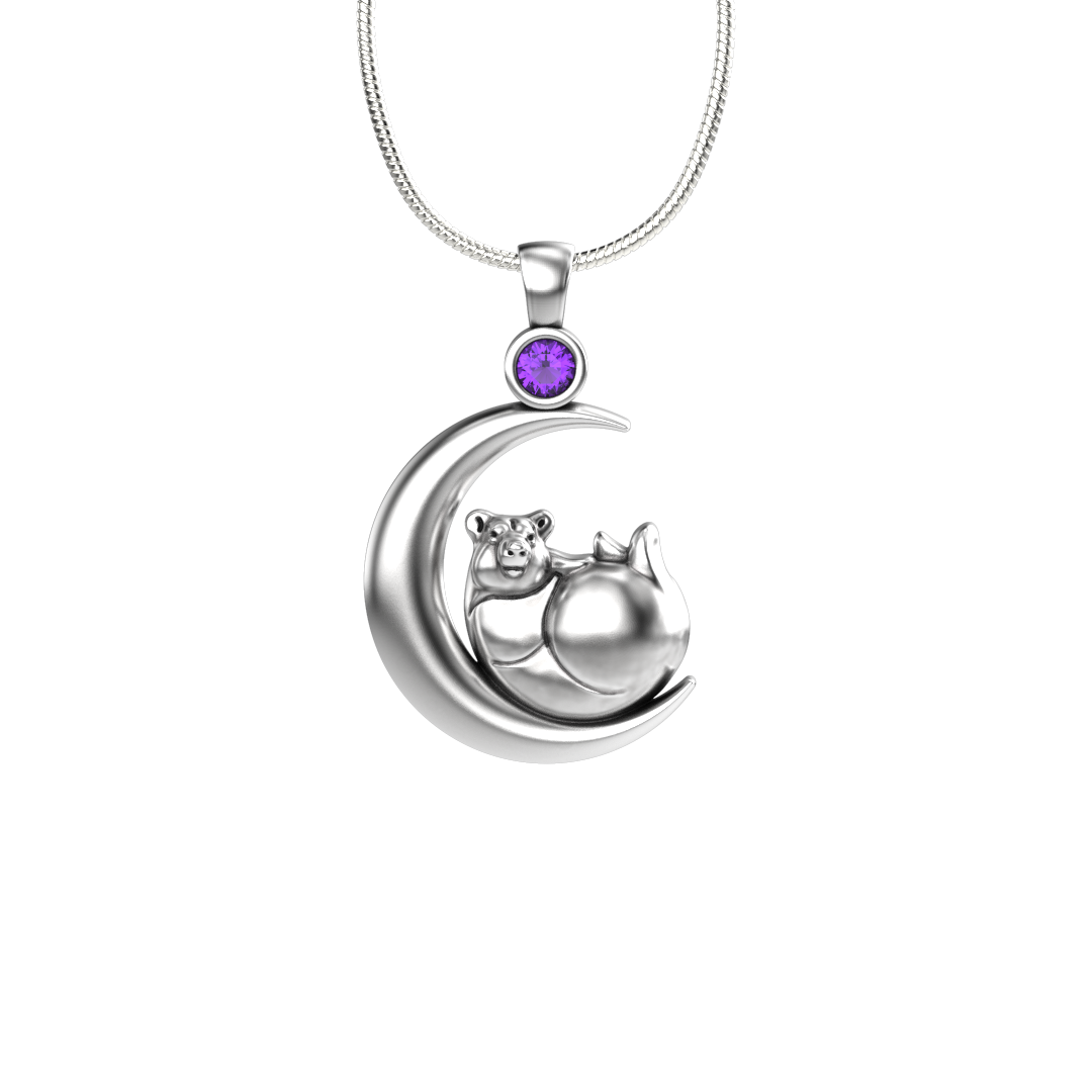 Luna Bear Pendant-Jewelry-Tim Cherry-Sorrel Sky Gallery