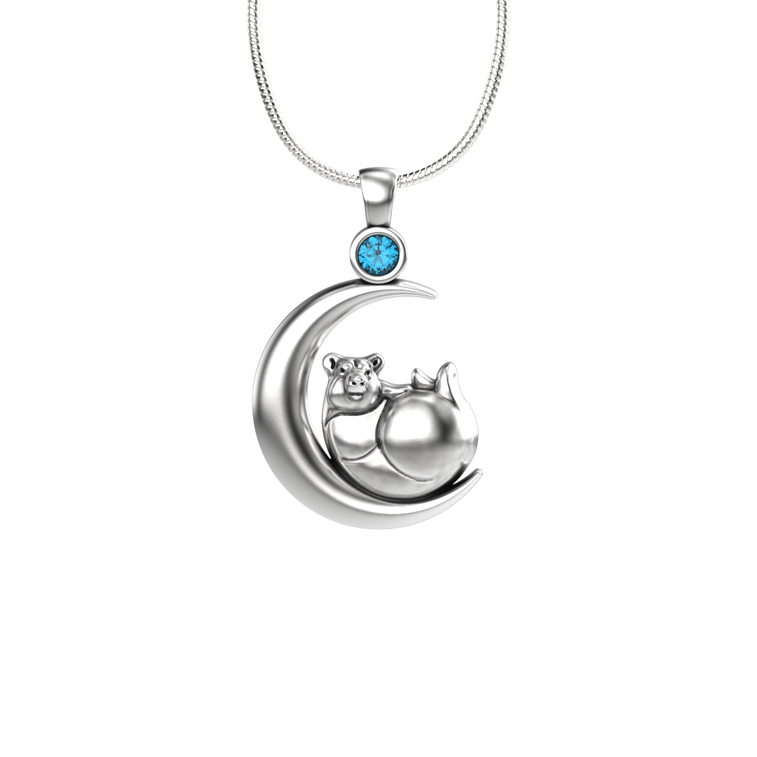 Luna Bear Pendant-Jewelry-Tim Cherry-Sorrel Sky Gallery