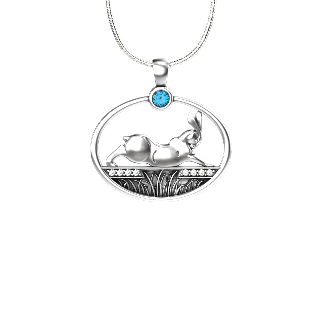 Rabbit Reach Pendant-Jewelry-Tim Cherry-Sorrel Sky Gallery