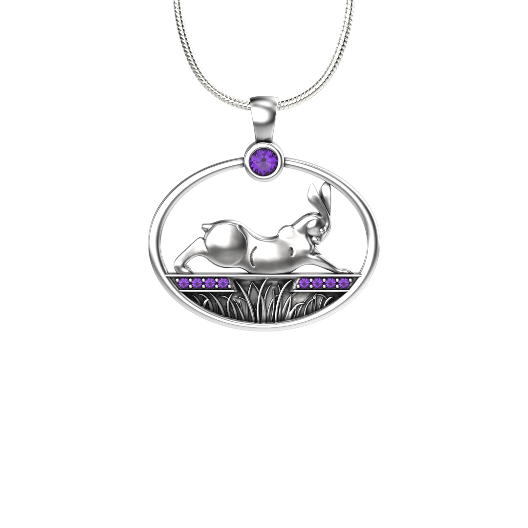 Rabbit Reach Pendant-Jewelry-Tim Cherry-Sorrel Sky Gallery