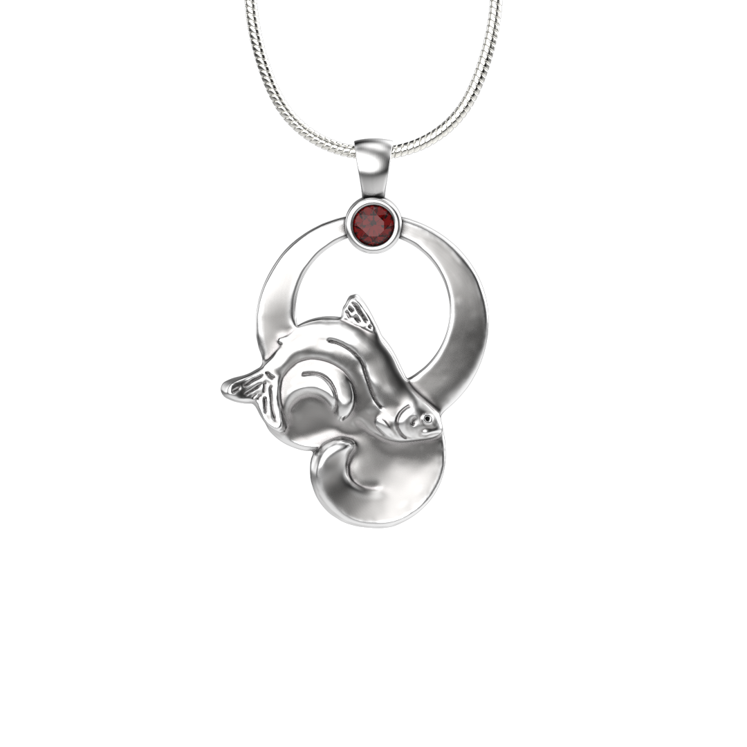 Rainbow Moon Pendant-Jewelry-Tim Cherry-Sorrel Sky Gallery