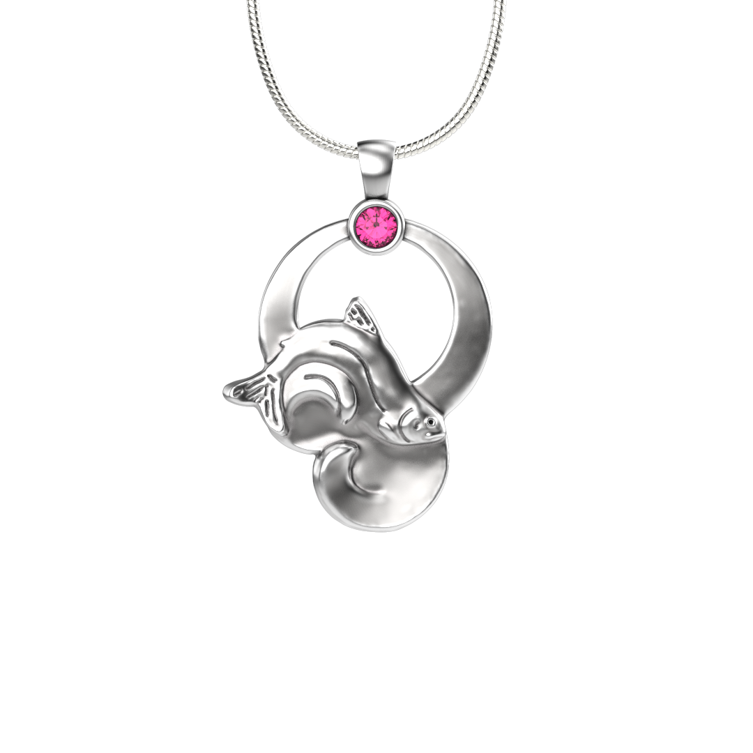 Rainbow Moon Pendant-Jewelry-Tim Cherry-Sorrel Sky Gallery