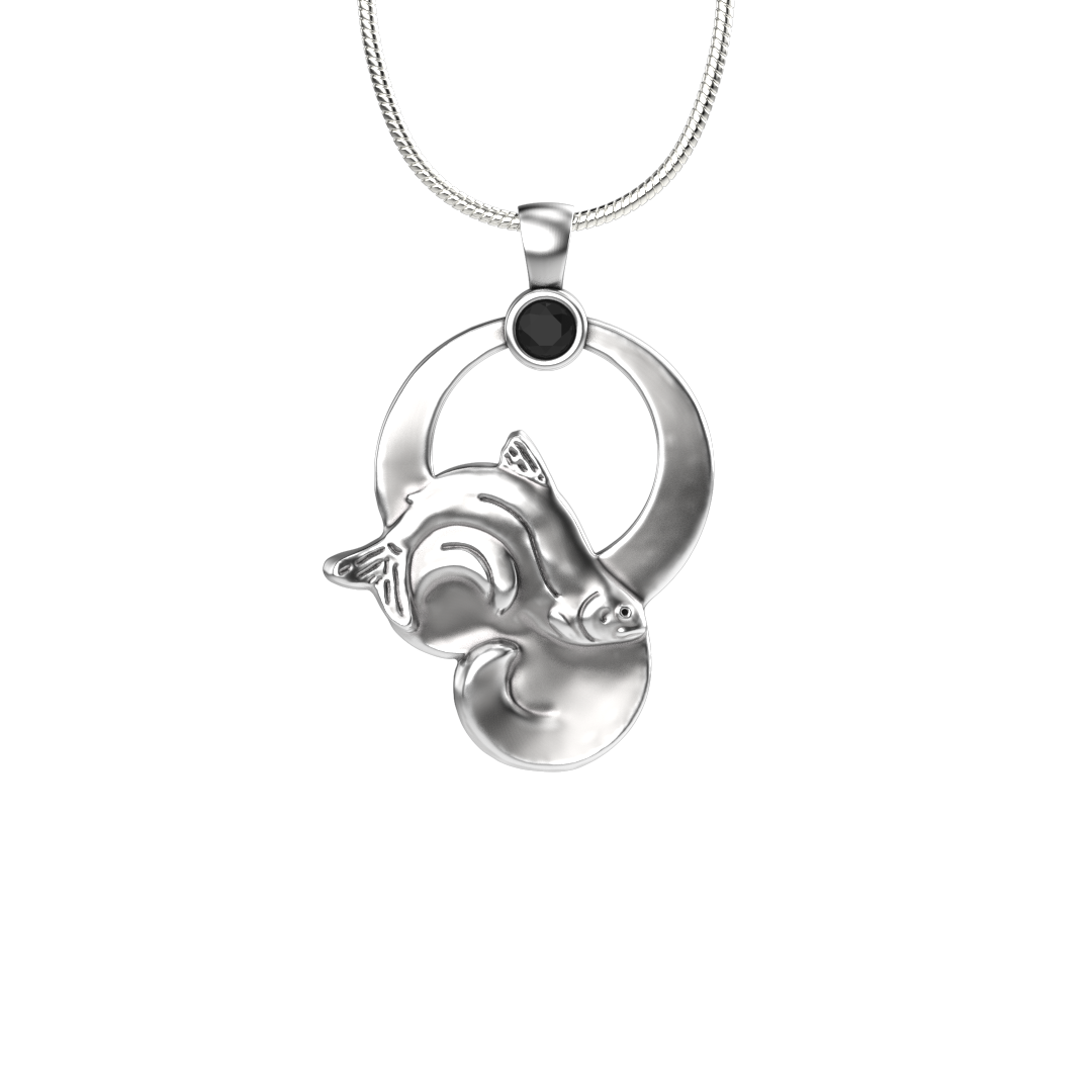 Rainbow Moon Pendant-Jewelry-Tim Cherry-Sorrel Sky Gallery