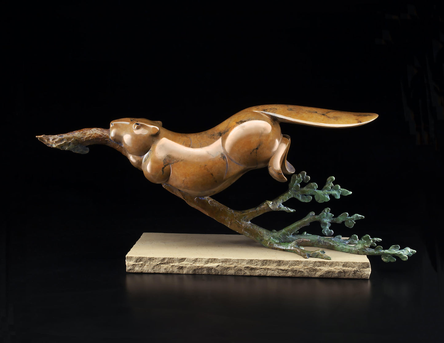 Beaver Retriever-Sculpture-Tim Cherry-Sorrel Sky Gallery