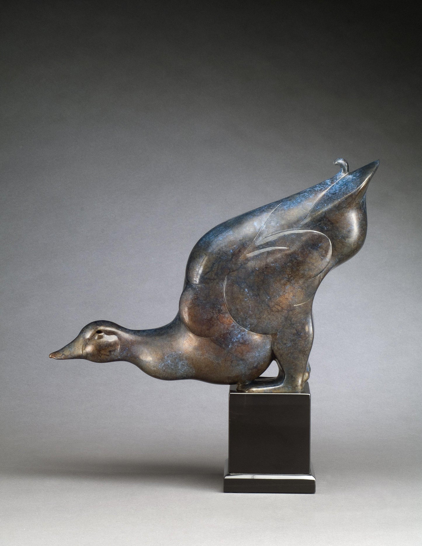 Bottoms Up Duck-Sculpture-Tim Cherry-Sorrel Sky Gallery