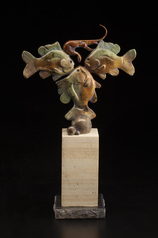 Crawfish Conundrum-Sculpture-Tim Cherry-Sorrel Sky Gallery