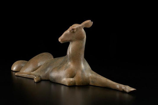 Dozing Doe-Sculpture-Tim Cherry-Sorrel Sky Gallery