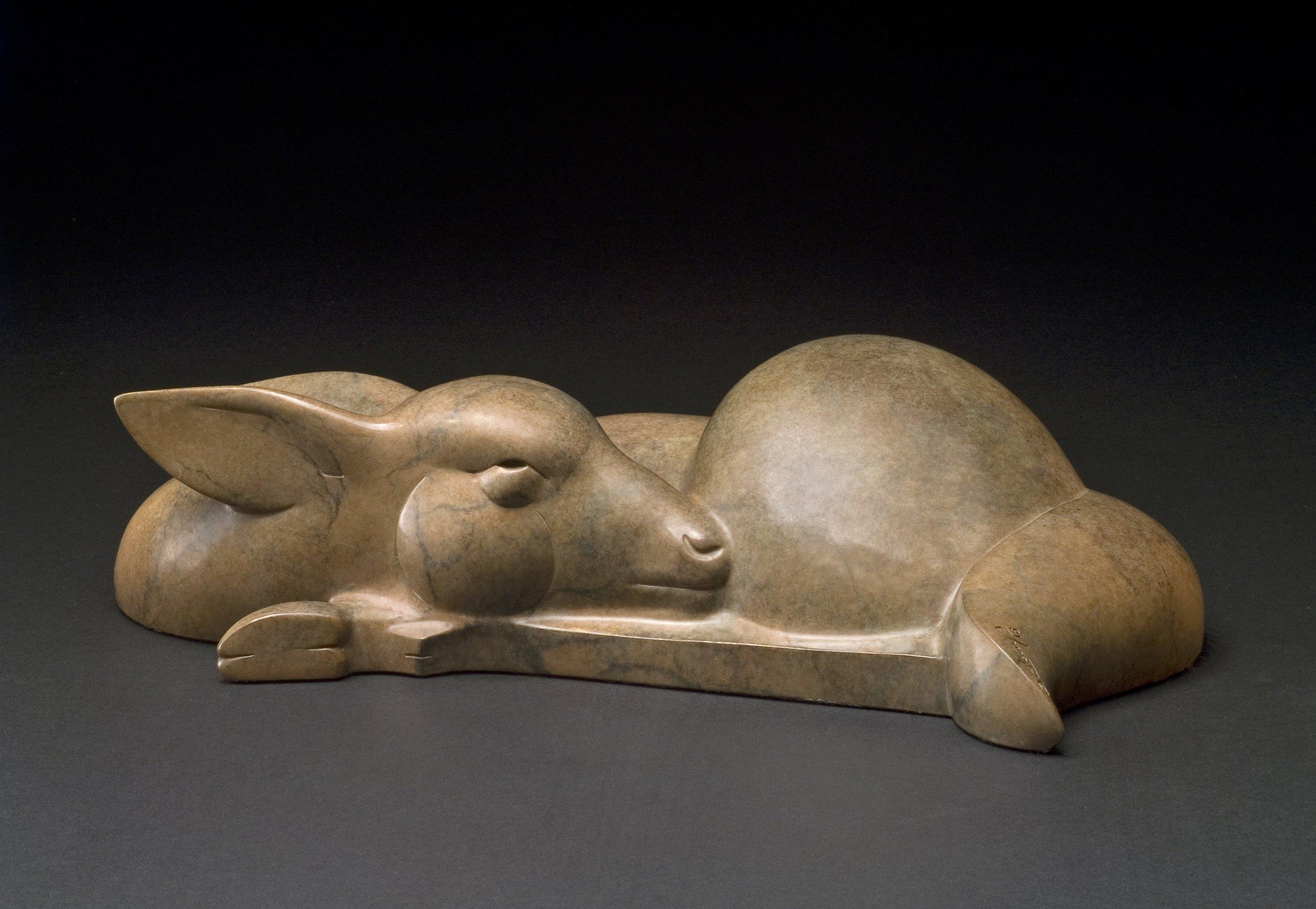 Flat Fawn-Sculpture-Tim Cherry-Sorrel Sky Gallery