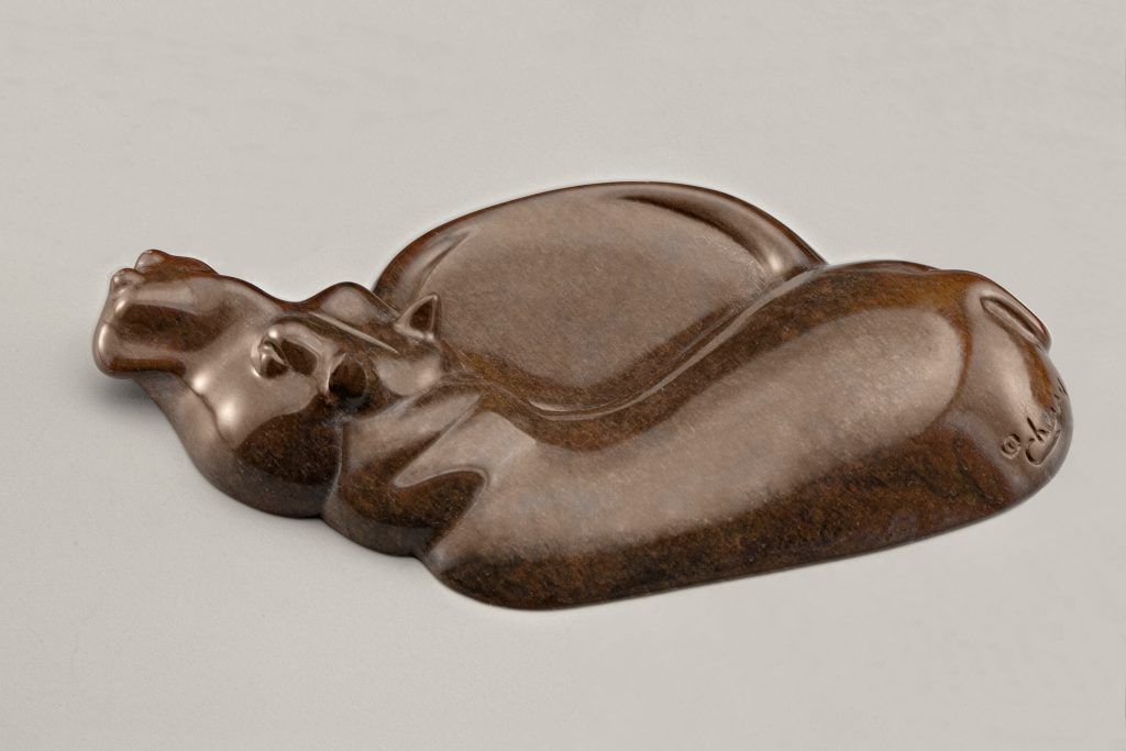 Happiness – Hippo Tray-Sculpture-Tim Cherry-Sorrel Sky Gallery