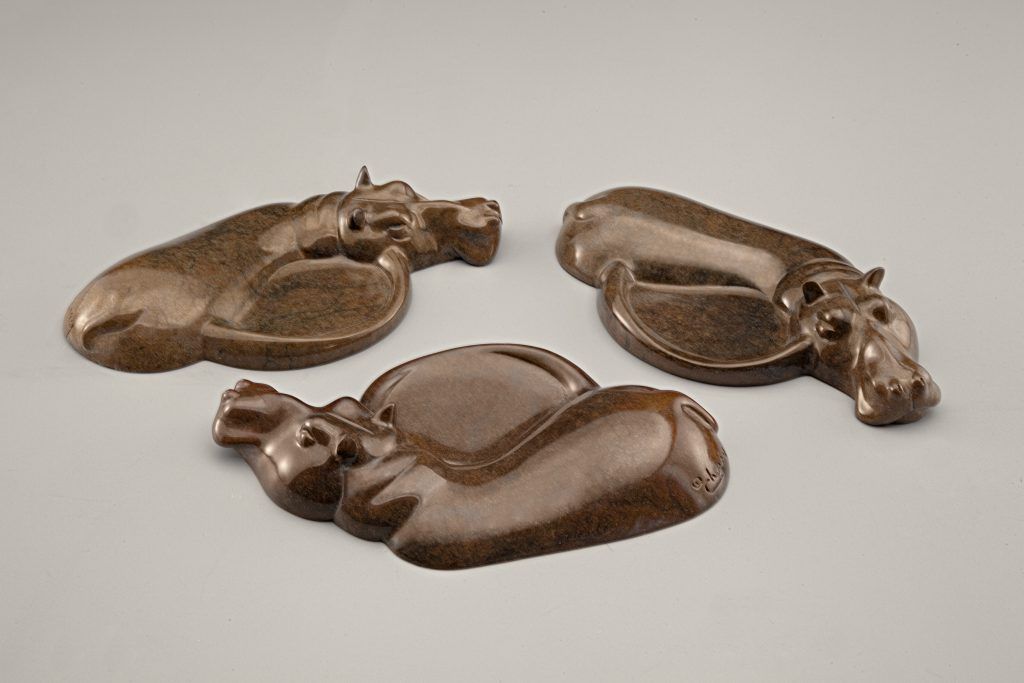 Happiness – Hippo Tray-Sculpture-Tim Cherry-Sorrel Sky Gallery