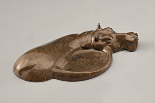 Happiness – Hippo Tray-Sculpture-Tim Cherry-Sorrel Sky Gallery