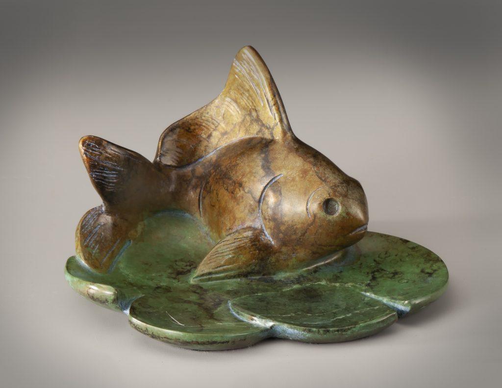 Prosperity – Goldfish Tray-Sculpture-Tim Cherry-Sorrel Sky Gallery