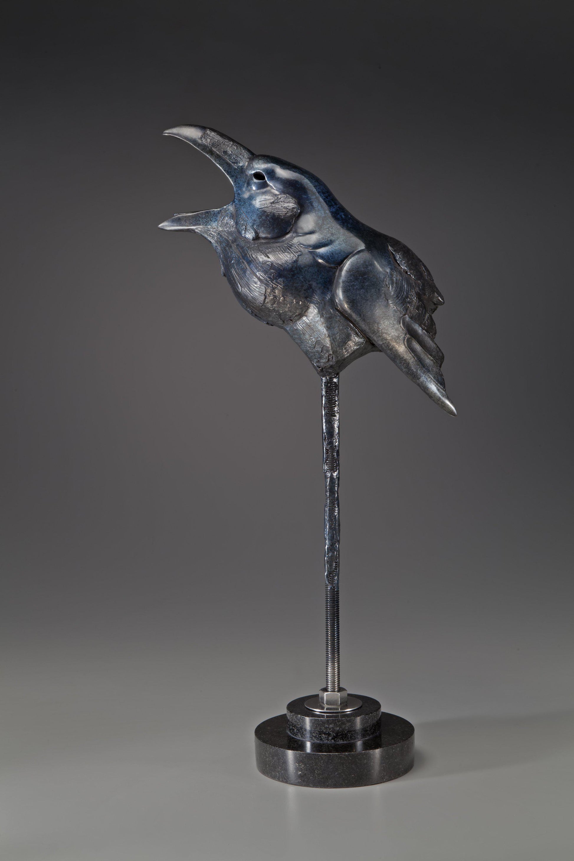 Raven's Caw-Sculpture-Tim Cherry-Sorrel Sky Gallery