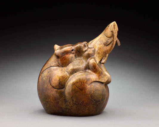Slippery Fish-Sculpture-Tim Cherry-Sorrel Sky Gallery