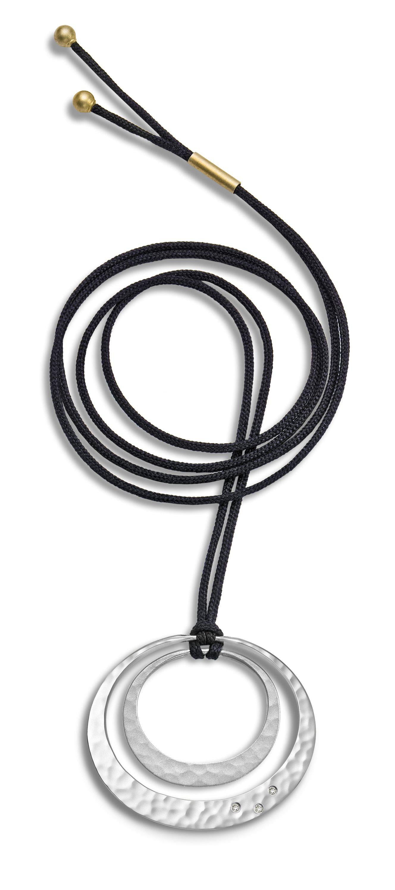 Silver Lunar Eclipse Pendant