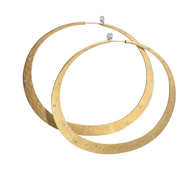 Brilliant Eclipse Mist Hoop Earrings-Jewelry-Toby Pomeroy-Sorrel Sky Gallery