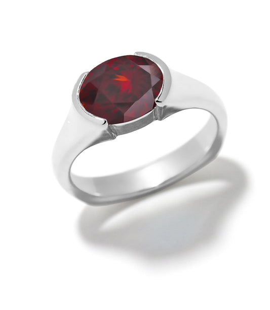 Garnet - Comet Ring