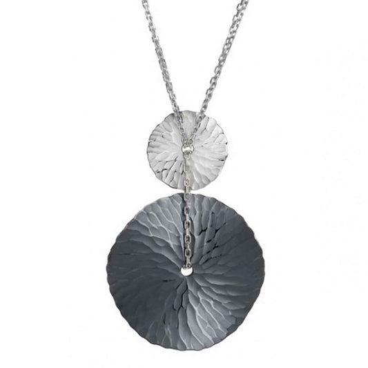 Toby Pomeroy-Oasis Two Tone Medallion Pendant-Sorrel Sky Gallery-Jewelry