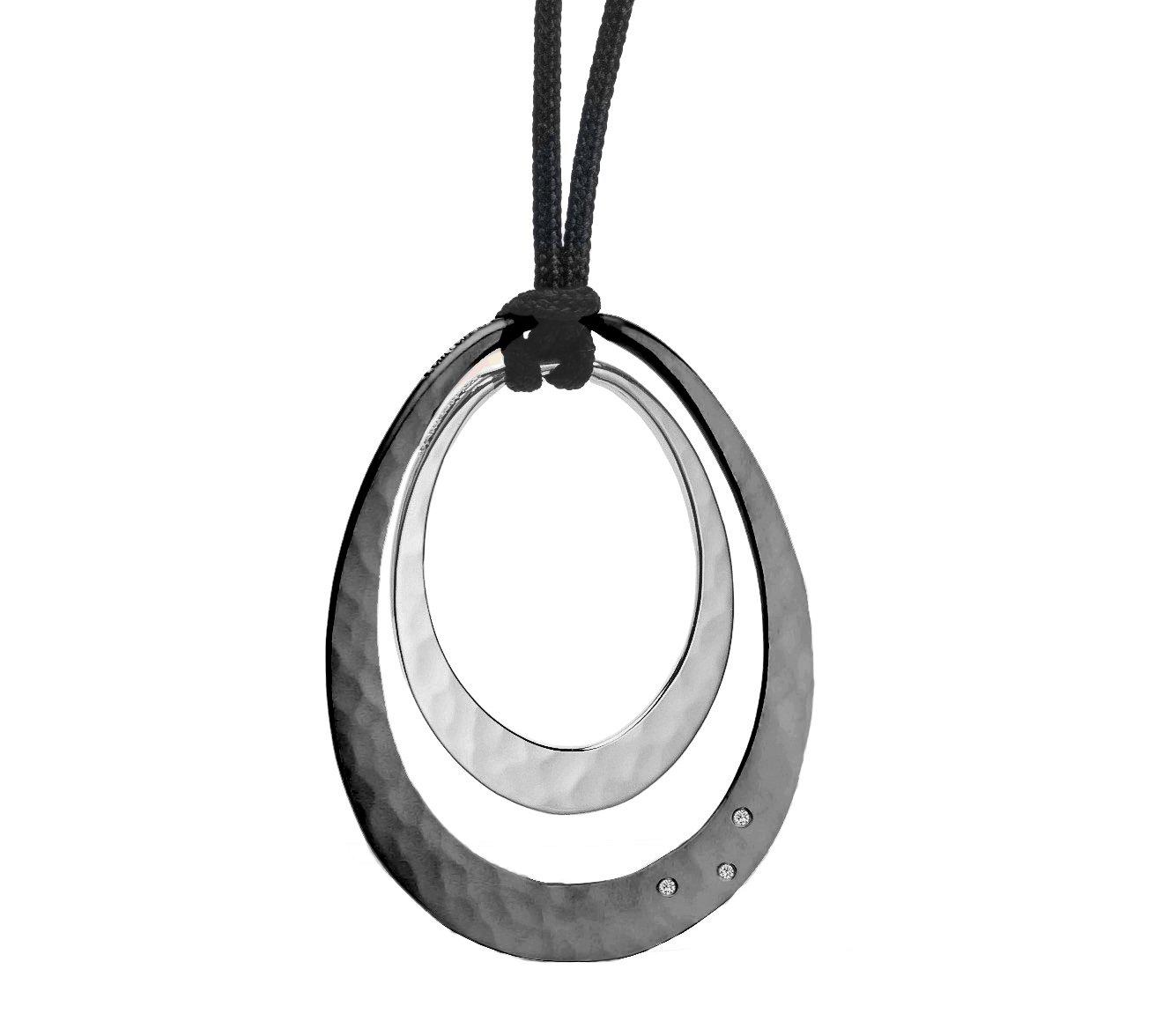 Oval Lunar Eclipse Pendant