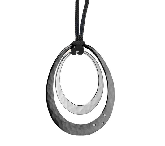 Oval Lunar Eclipse Pendant
