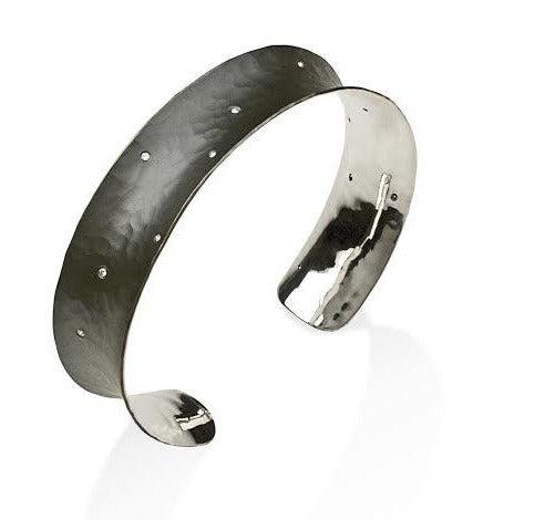 Silver Orchid Cuff Bracelet-Jewelry-Toby Pomeroy-Sorrel Sky Gallery