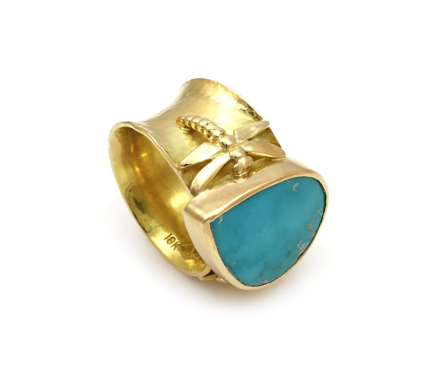 Morenci Turquoise Ring-Jewelry-Victoria Adams-Sorrel Sky Gallery