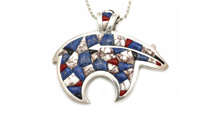 Ben Nighthorse. Bear Pendant. Sorrel Sky Gallery. Online Art Gallery.