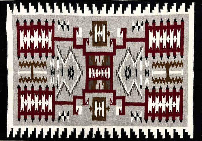 Santa Fe Art Gallery. Navajo Weavings. Native American Art.