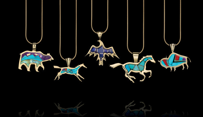 Ben Nighthorse Pendants. Sorrel Sky Gallery artist. Online Art Gallery.