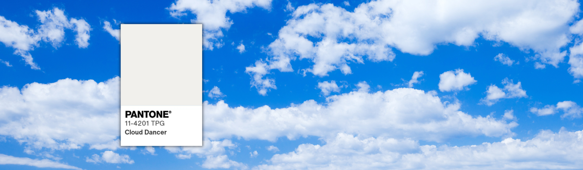 Pantone Color of the Year Cloud Dancer