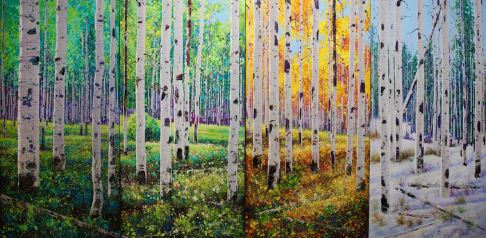 Four Season. Roberto Ugalde. Sorrel Sky Gallery artist. Online Art Gallery.