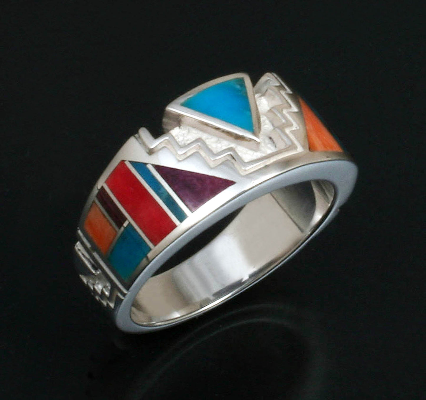Inlaid Band Ring-Jewelry-Ray Tracey-Sorrel Sky Gallery
