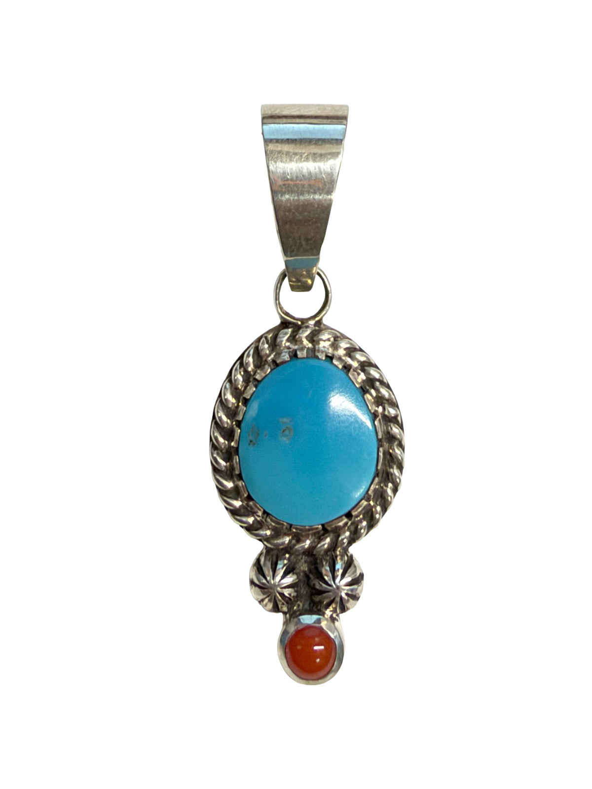 Sleeping Beauty Coral Pendant-Jewelry-Shane Hendren-Sorrel Sky Gallery