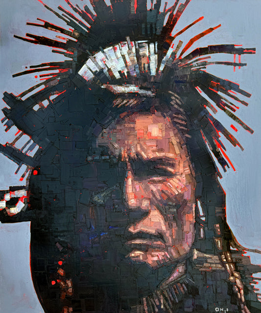 Straight Forehead-Painting-Aaron Hazel-Sorrel Sky Gallery
