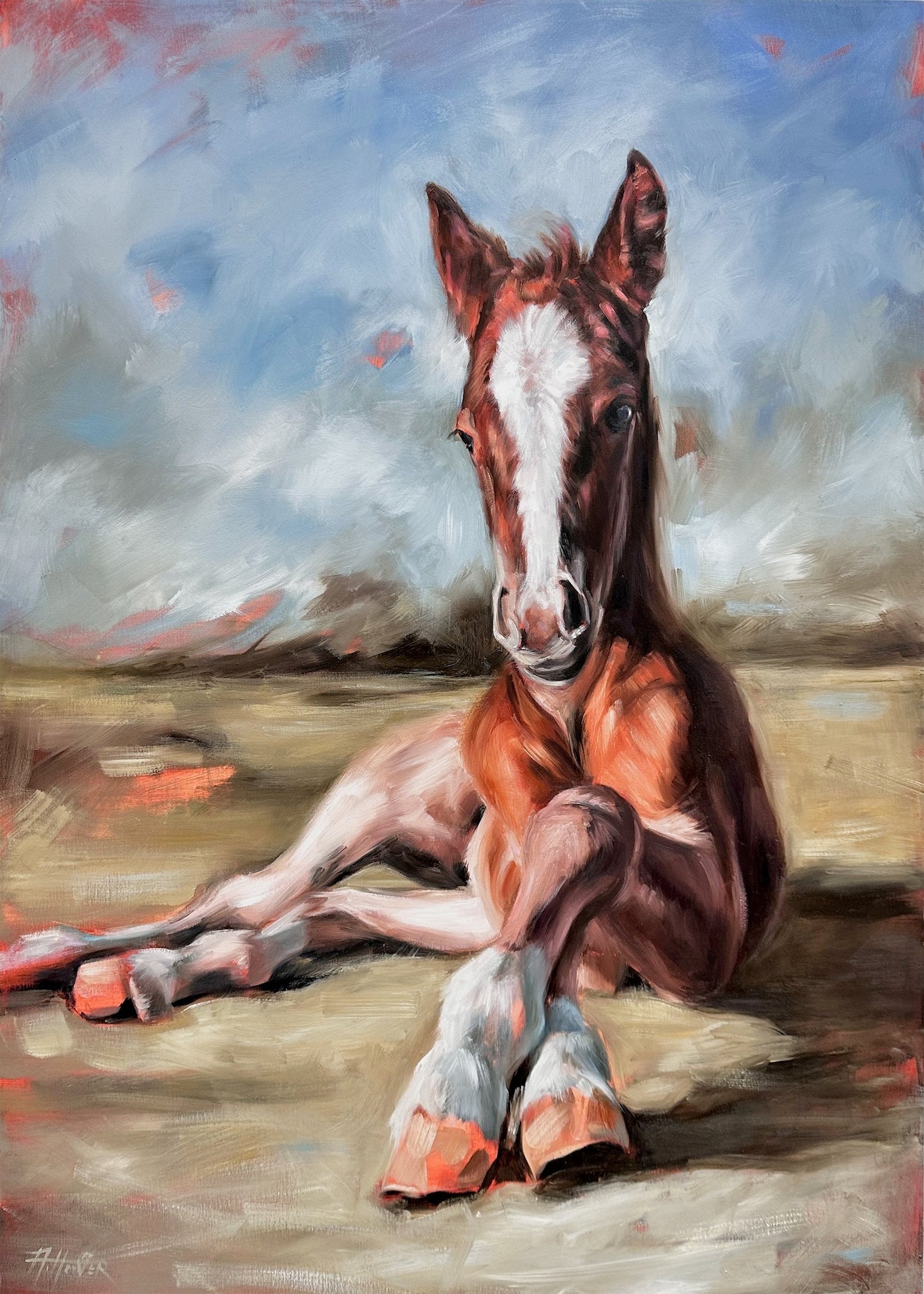 Filly-Painting-Aimee Hoover-Sorrel Sky Gallery