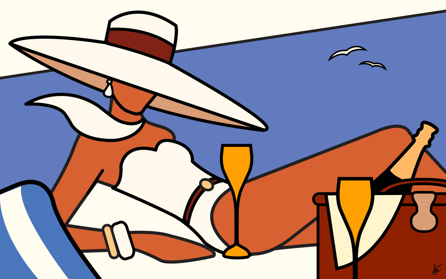 A Well Spent Afternoon-Painting-Alan Walsh-Sorrel Sky Gallery