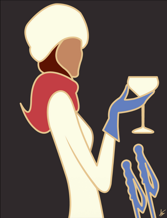 APRÉS SKI WITH ELEGANCE-Painting-Alan Walsh-Sorrel Sky Gallery