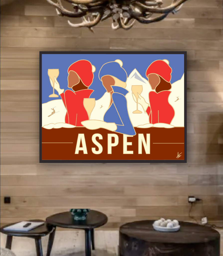 ASPEN GIRLS-Painting-Alan Walsh-Sorrel Sky Gallery