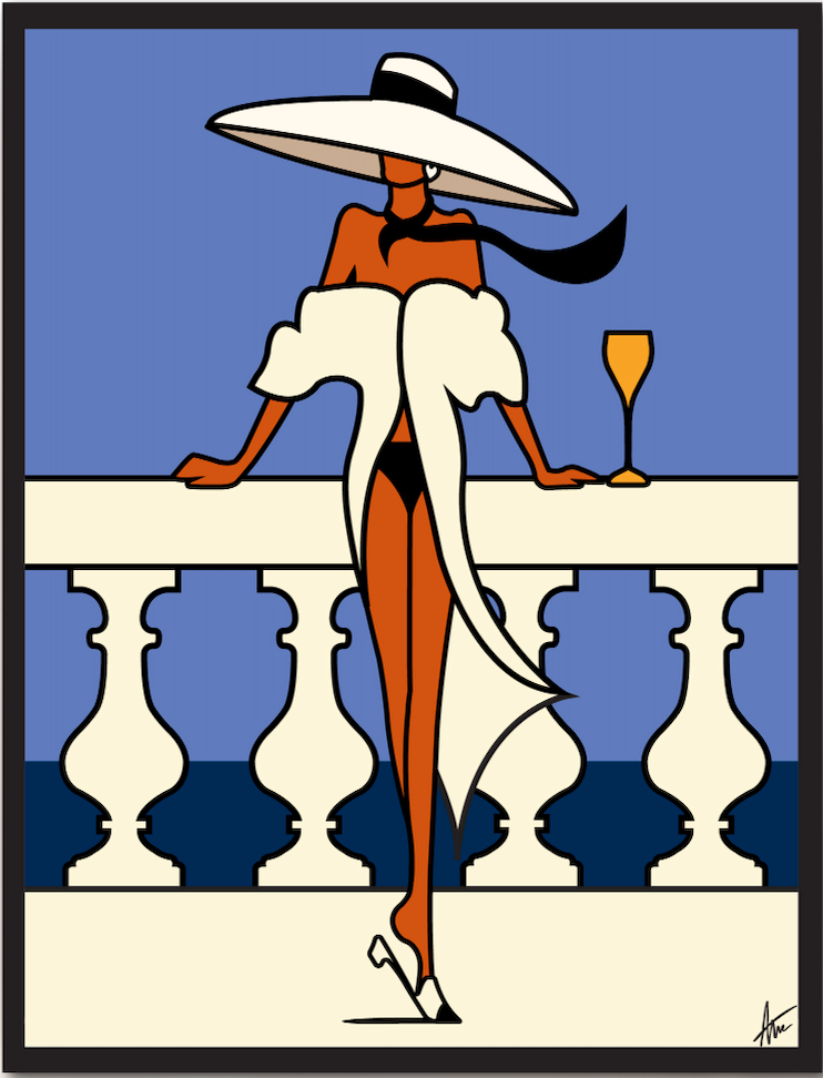 Blue Skies and Balustrades-Painting-Alan Walsh-Sorrel Sky Gallery