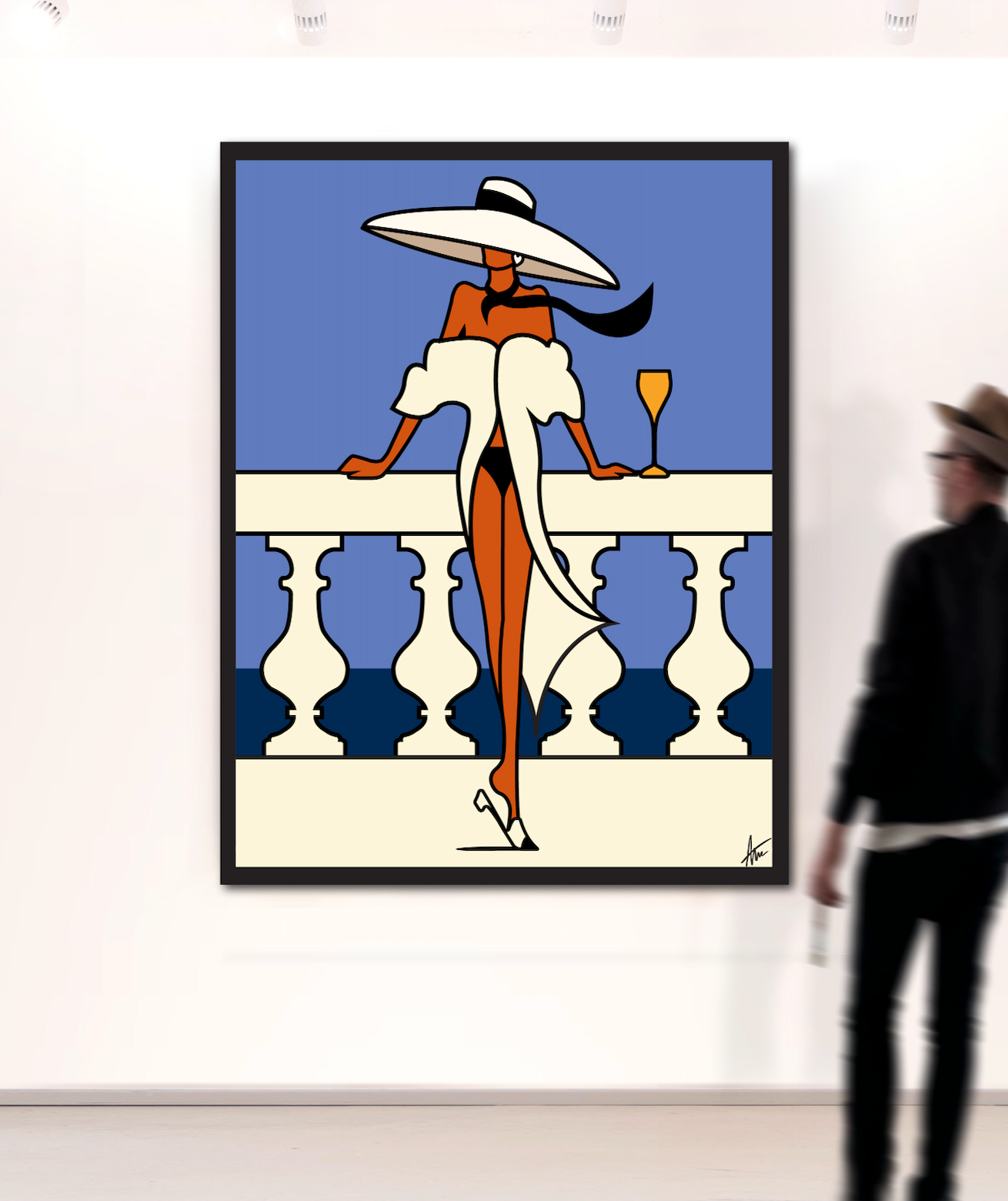 Blue Skies and Balustrades-Painting-Alan Walsh-Sorrel Sky Gallery