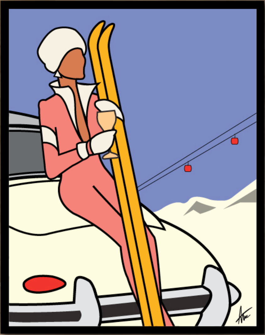 PORSCHE 356 ALPINE ADVENTURES-Painting-Alan Walsh-Sorrel Sky Gallery