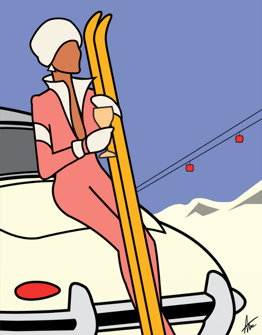 PORSCHE 356 ALPINE ADVENTURES-Painting-Alan Walsh-Sorrel Sky Gallery