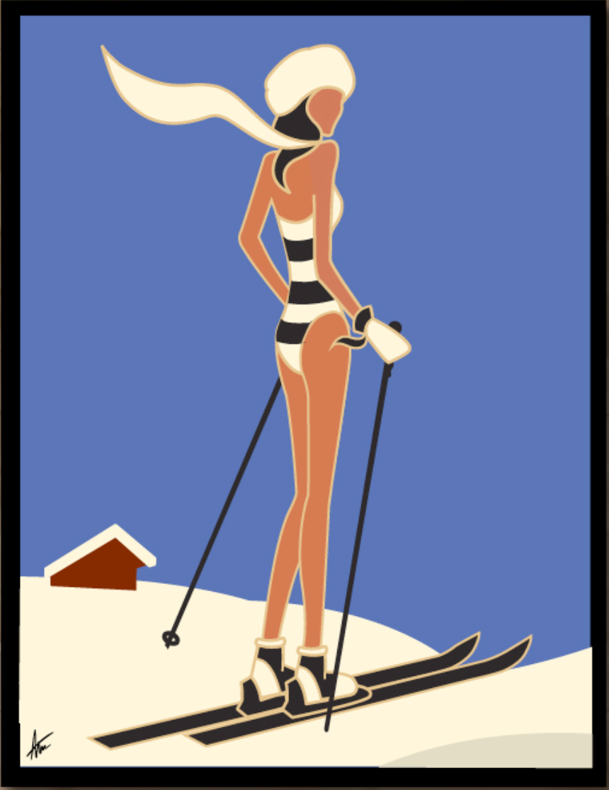 STRIPES AT THE TOP OF THE MOUNTAIN-Painting-Alan Walsh-Sorrel Sky Gallery