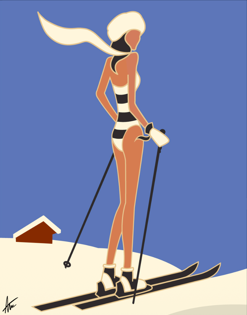 STRIPES AT THE TOP OF THE MOUNTAIN-Painting-Alan Walsh-Sorrel Sky Gallery