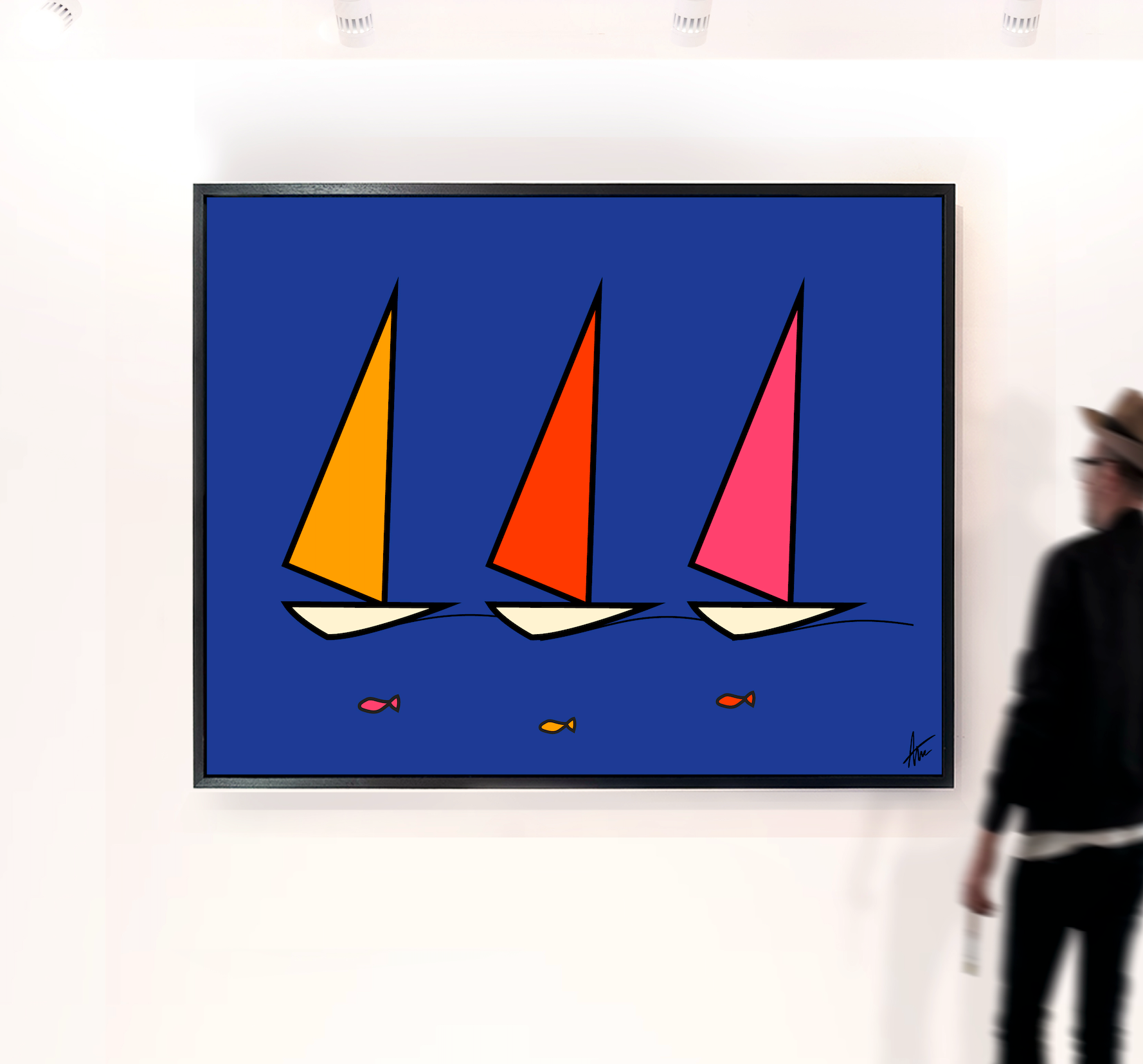 Sailing in Harmony-Painting-Alan Walsh-Sorrel Sky Gallery