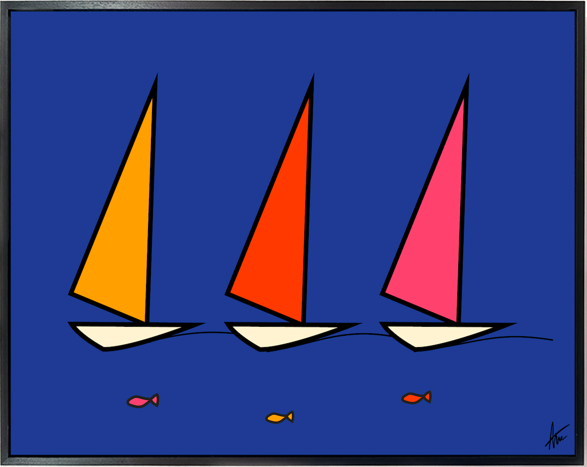 Sailing in Harmony-Painting-Alan Walsh-Sorrel Sky Gallery