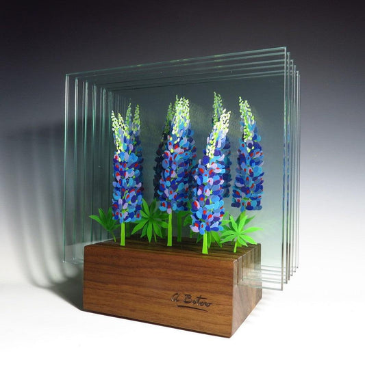Indigo Fields-sculpture-Ana Maria Botero-Sorrel Sky Gallery