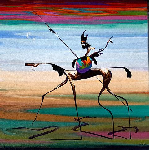 Ambassador's last ride-Painting-Arlene LaDell, Hayes-Sorrel Sky Gallery